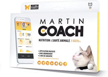 Produktbild von Martin Sellier Coach Aktivitätstracker für Katzen in Weiß