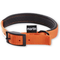 Produktbild von Martin Sellier Collar Confort Halsband für Hunde aus Nylon in Orange 20mm-45cm