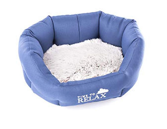 Produktbild von Martin Sellier Corb Igloo Confort Hundehütte aus Polyester Blau