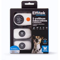 Produktbild von Martin Sellier Effitek Education Erziehungshalsband für Hunde in Schwarz oder Weiß