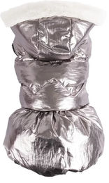 Produktbild von Martin Sellier Elite MT Hundemantel Winter wasserabweisend Braun Silber 35 cm