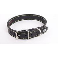 Produktbild von Martin Sellier Flash Hundehalsband aus Leder Schwarz 40 cm