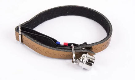 Produktbild von Martin Sellier Geflochtenes Lederhalsband für Katzen
