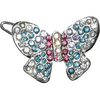 Produktbild von Martin Sellier Halsband Bijou Schmetterling mit Strass in Silber und Bunt