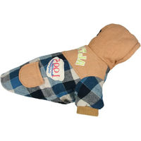 Produktbild von Martin Sellier Hund Hoodie Patchwork Bunt Blau Größe L