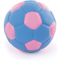 Produktbild von Martin Sellier Hunde-Ball Fußball aus Latex in Blau oder Bunt