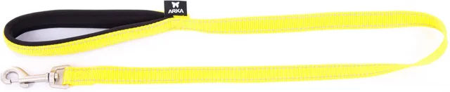 Produktbild von Martin Sellier Hunde-Leine aus Neopren und Nylon Gelb 100cm