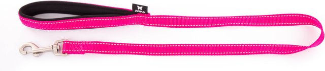 Martin Sellier Hunde-Leine aus Neopren und Nylon in Rose 20mm x 100cm – Bild 1 von 1