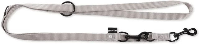 Produktbild von Martin Sellier Hunde-Leine Classic aus Nylon in Grau 200 cm