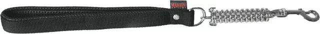 Martin Sellier Hunde-Leine Classic mit Dämpfer aus Nylon in Schwarz 25-50 cm – Bild 1 von 2