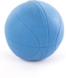 Produktbild von Martin Sellier Hundeball aus Latex in Blau im Basketball-Design