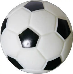 Martin Sellier Hundeball Fußball Weiß Schwarz 10 cm – Bild 1 von 1