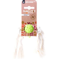Produktbild von Martin Sellier Hundeball mit Seil aus Naturkautschuk Größe M