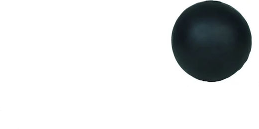 Martin Sellier Hundeball Rubb'N'Black aus Naturkautschuk Schwarz XL – Bild 1 von 1