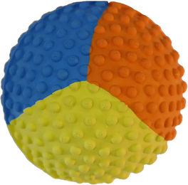 Martin Sellier Hundeball Rubb'N'Color aus Naturkautschuk Bunt Größe L 7 cm - 1 Stk. – Bild 1 von 2
