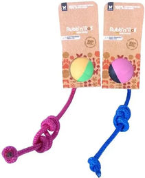 Produktbild von Martin Sellier Hundeball Rubb'n Color Rope Seil Bunt Größe M