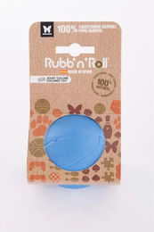 Produktbild von Martin Sellier Hundeball Rubb'n Roll aus Naturkautschuk Blau Größe L
