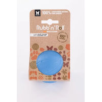 Produktbild von Martin Sellier Hundeball Rubb'n Roll aus Naturkautschuk Blau Größe L