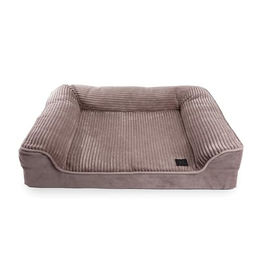 Martin Sellier Hundebett Royale aus Cord in Beige – Bild 1 von 2