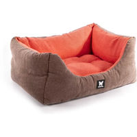 Produktbild von Martin Sellier Hundebett und Katzenbett aus Velours in Braun