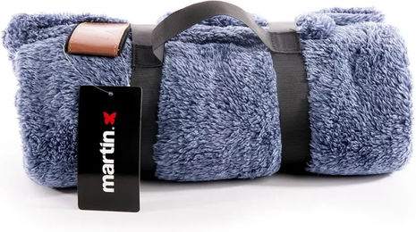 Produktbild von Martin Sellier Hundedecke Doudouzen Polar aus Plüsch in Blau