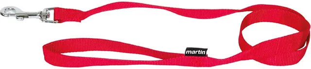 Martin Sellier Hundeführleine Basic Nylon Rot 100 cm – Bild 1 von 2
