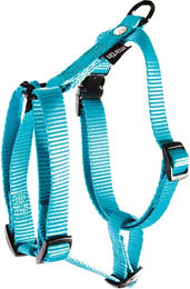 Produktbild von Martin Sellier Hundegeschirr Classic aus Nylon in Blau und Türkis Größe L