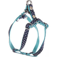 Produktbild von Martin Sellier Hundegeschirr gepunktet in Blau Größe XS für kleine Hunde mit Halsumfang 17-27 cm