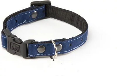 Martin Sellier Hundehalsband 5th Avenue Blau Stoff Größe S 25-40cm – Bild 1 von 2
