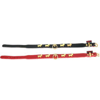 Produktbild von Martin Sellier Hundehalsband aus Leder für Terrier 35 cm in Rot oder Schwarz