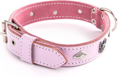 Produktbild von Martin Sellier Hundehalsband aus Leder in Rosa 31/50 cm