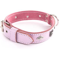 Produktbild von Martin Sellier Hundehalsband aus Leder in Rosa 31/50 cm