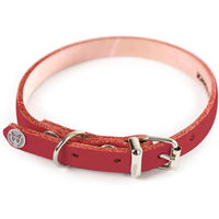Produktbild von Martin Sellier Hundehalsband aus Leder in Rot 10-31cm
