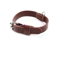 Produktbild von Martin Sellier Hundehalsband aus Leder zweifarbig Braun 25/37/45 cm