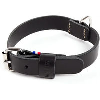 Produktbild von Martin Sellier Hundehalsband aus Leder zweifarbig Schwarz 20/35/41 cm