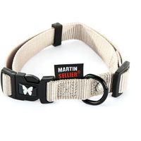 Produktbild von Martin Sellier Hundehalsband aus Nylon grau verstellbar 45-65 cm