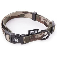 Produktbild von Martin Sellier Hundehalsband aus Nylon in Camouflage Braun Bunt Größe M
