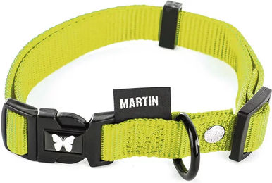 Martin Sellier Hundehalsband aus Nylon in Grün XS verstellbar – Bild 1 von 2