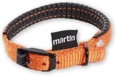 Martin Sellier Hundehalsband aus Nylon in Orange Größe M – Bild 1 von 2