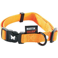Produktbild von Martin Sellier Hundehalsband aus Nylon in Orange verstellbar für Riesenrassen XL