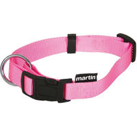 Produktbild von Martin Sellier Hundehalsband aus Nylon in Rosa Grösse L 25-65 cm