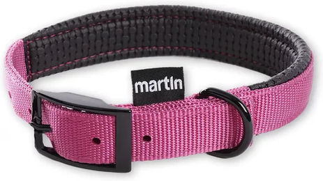Martin Sellier Hundehalsband aus Nylon in Rosa wasserabweisend Größe L – Bild 1 von 2
