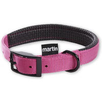 Produktbild von Martin Sellier Hundehalsband aus Nylon in Rosa wasserabweisend Größe L