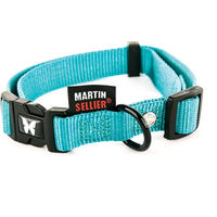 Produktbild von Martin Sellier Hundehalsband aus Nylon in Türkis verstellbar 45-65 cm - 1 Stk.