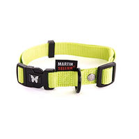 Produktbild von Martin Sellier Hundehalsband aus Nylon verstellbar Grün Größe L 25 bis 45 cm