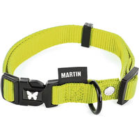 Produktbild von Martin Sellier Hundehalsband aus Nylon verstellbar Grün Größe M 40-55 cm
