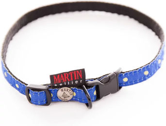Produktbild von Martin Sellier Hundehalsband Beach Blau wasserfest aus Polyester 16/30 cm