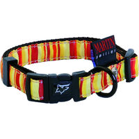 Produktbild von Martin Sellier Hundehalsband Beach wasserfest aus Polyester in Orange Bunt 16/30 cm