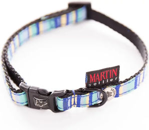 Produktbild von Martin Sellier Hundehalsband Beach wasserfest bunt blau Gurtband