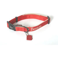 Produktbild von Martin Sellier Hundehalsband Benton aus Leder in Rot Größe L